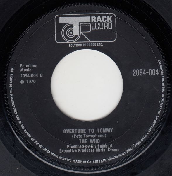 See Me Feel Me / Overture To Tommy - Image 2