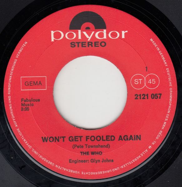 Won't Get Fooled Again / Don't Know Myself - Image 3