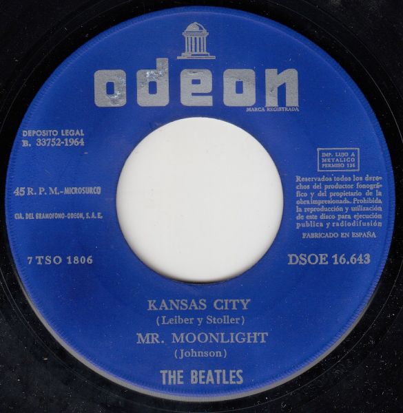 Kansas City / Mr Moonlight / Eight Days A Week / Words Of Love - Image 3