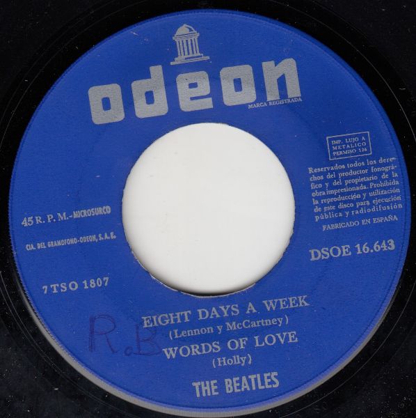 Kansas City / Mr Moonlight / Eight Days A Week / Words Of Love - Image 4