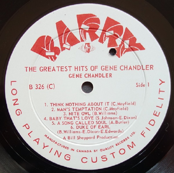 Greatest Hits Of Gene Chandler - Image 3
