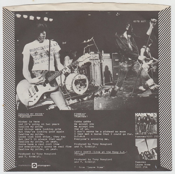 Swallow My Pride / Pinhead / Let's Dance - Image 2