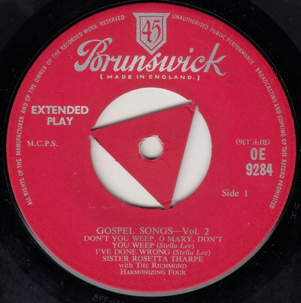 Gospel Songs Volume 2 EP : Don't You Weep O Mary / I've Done Wrong / When Was Jesus Born / In Bethlehem - Image 3