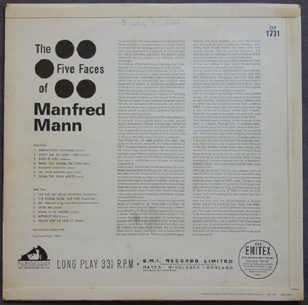 Five Faces Of Manfred Mann - Image 2