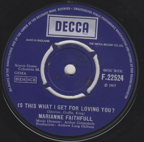 Is This What I Get For Loving You / Tomorrow's Calling