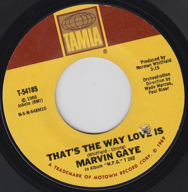 That's The Way Love Is / Gonna Keep On Tryin' Till I Win Your Love
