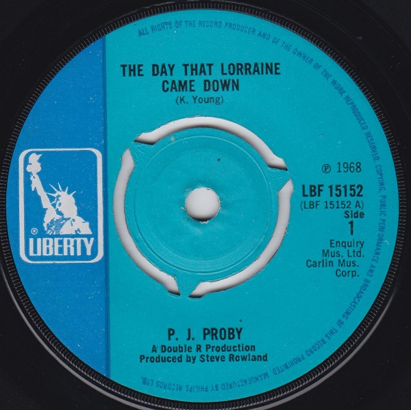 Day That Lorraine Came Down / Mery Hopkins Never Had Days Like These