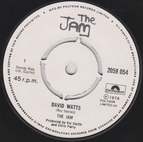 David Watts / A Bomb In Wardour Street