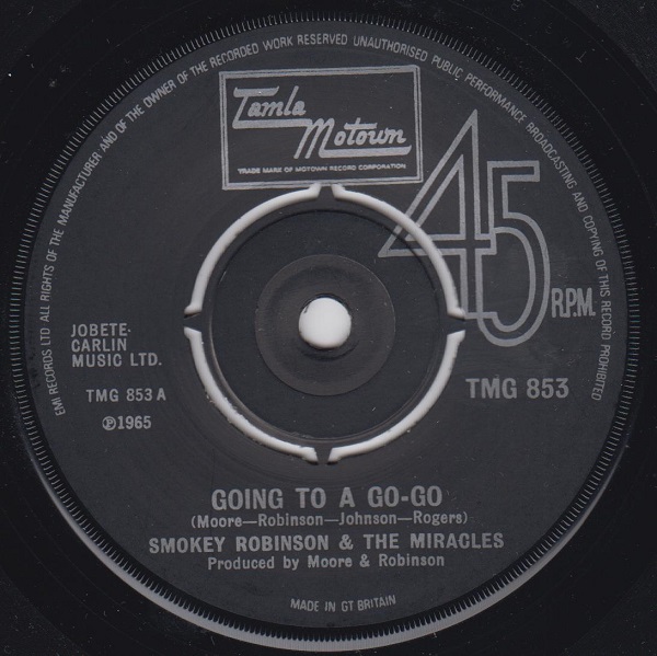 Going To A Go-Go / Whole Lot Of Shain' In My Heart / Yester Love