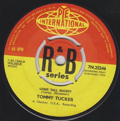 TOMMY TUCKER - Long Tall Shorty / Mo' Shorty - Disque 45T (SP 2 titres)