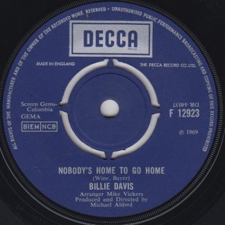 Nobody's Home To Go Home / I Can Remember