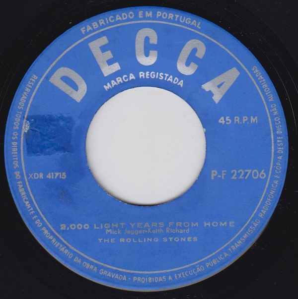2000 Light Years From Home / She's A Rainbow