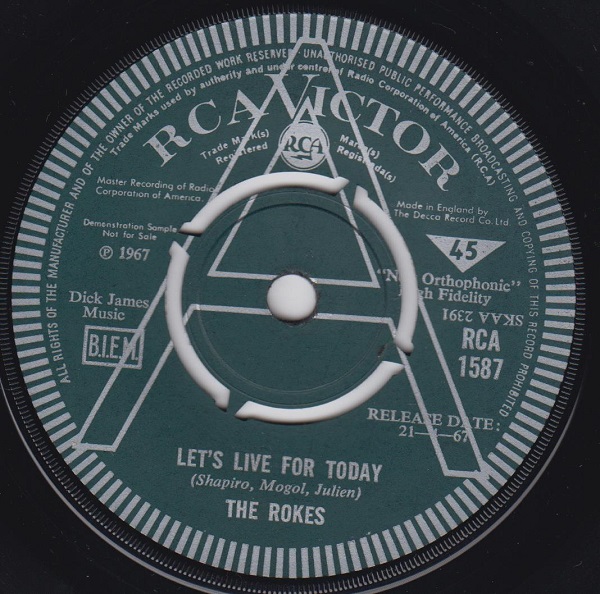 Let's Live For Today / Ride On