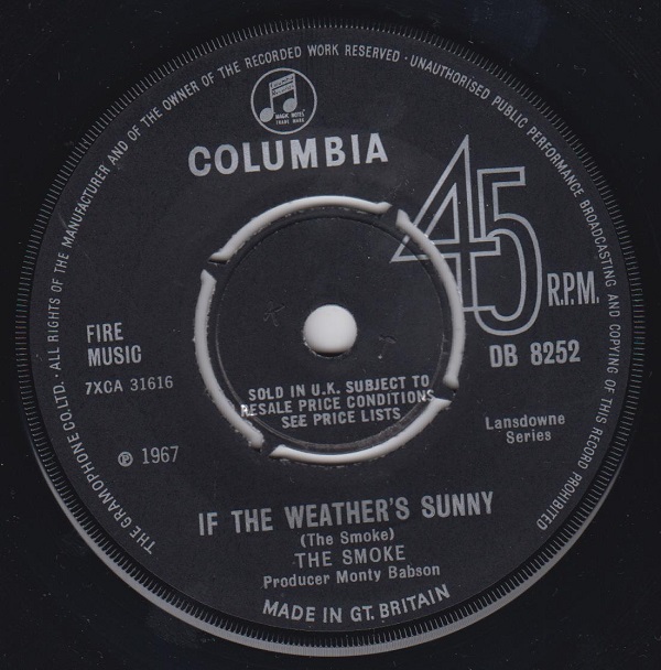 If The Weather's Sunny / I Would If I Could But I Can't