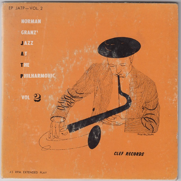 JAZZ AT THE PHILHARMONIC - Norman Granz Jazz At The Philharmonic Volume 2 - Disque 45T x 2 (SP)