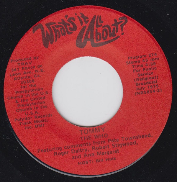 What's it All About : Tommy / Pointer Sisters - Live Your Life Before You Die