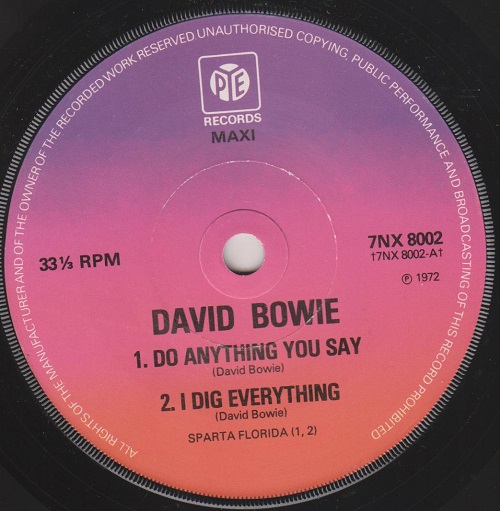 Do Anything You Say / I Dig Everything / Can't Help Thinking About Me / I'm Not Losing Sleep