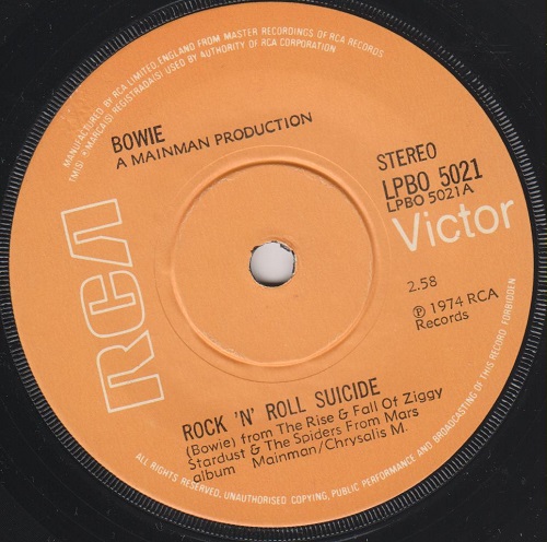 Rock 'n' Roll Suicide / Quicksand