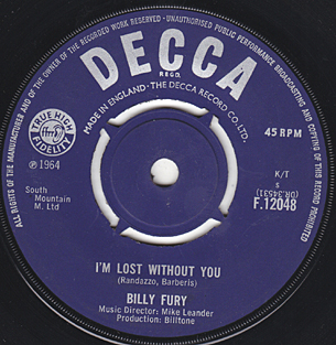 I'm Lost Without You / You Better Believe It Baby