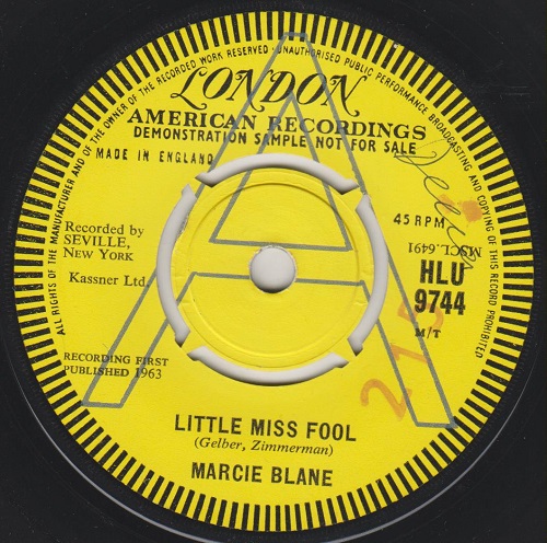 Little Miss Fool / Ragtime Sound