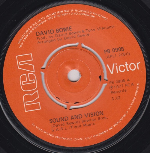 Sound And Vision / A New Career In A New Town