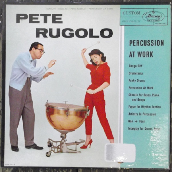 PETE RUGOLO - Percussion At Work - Disque 33T