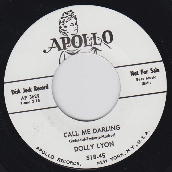 Palm Of Your Hand / Call Me Darling - Image 2