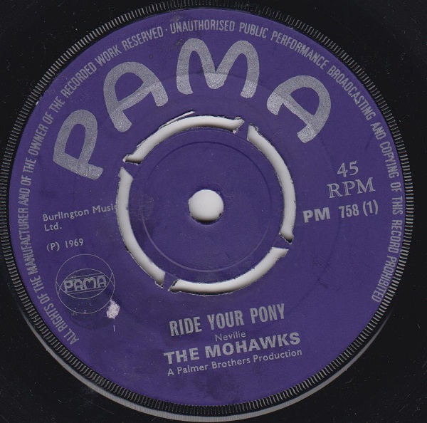 MOHAWKS - Ride Your Pony / Western Promise - Disque 45T (SP 2 titres)