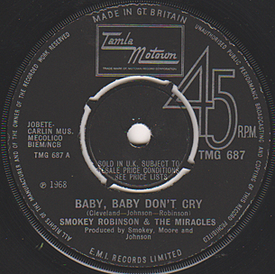 Baby, Baby Don't Cry / Your Mother's Only Daughter