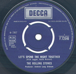 Let's Spend The Night Together / Ruby Tuesday
