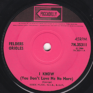 I Know You Don't Love Me No More / Only Three Can Play