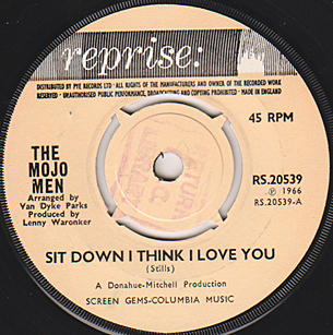 Sit Down I Think I Love You / Don't Leave Me Crying Like Before