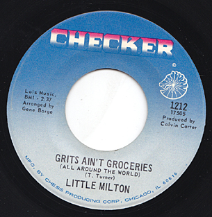Grits Ain't Groceries / I Can't Quit You Baby