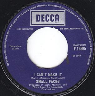 I Can't Make It / Just Passing