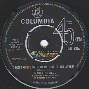 You Don't Love Me No More / Don't Cross Over To My Side Of The Street