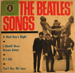 Beatles' Songs EP: A Hard Day's Night / I Should Have Known Better / If I Fell / Can't Buy Me Love