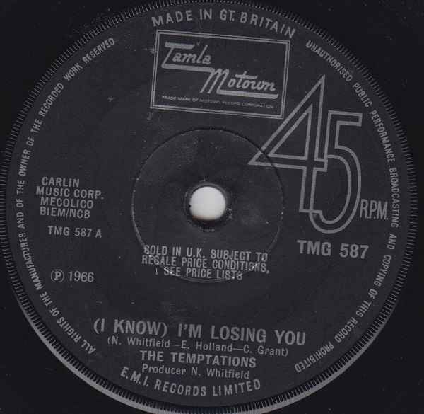 I Know I'm Losing You / Little Miss Sweetness