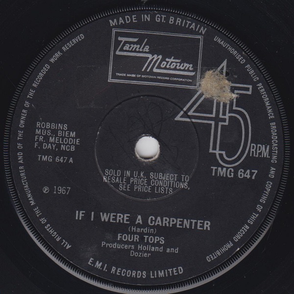 If I Were A Carpenter / Your Love Is Wonderful