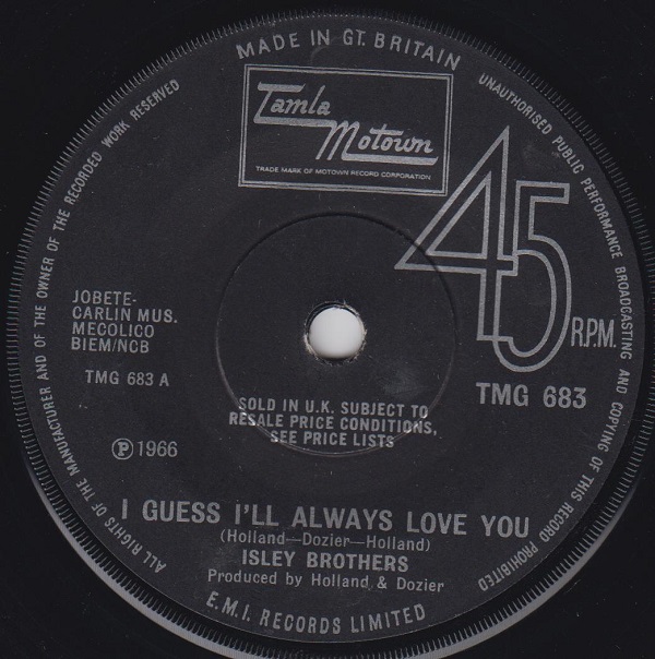I Guess I'll Always Love You / It's Out Of The Question