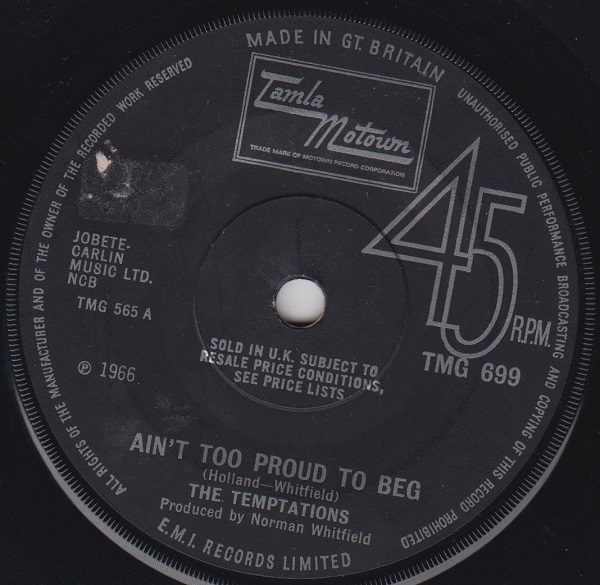 Ain't Too Proud To Beg / Fading Away