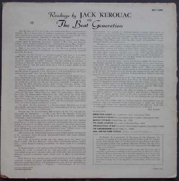 Readings by Jack Kerouac on The Beat Generation - Image 2