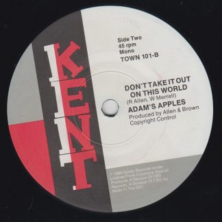 I Don't Want To Lose You / Adam's Apples - Don't Take It Out On This World