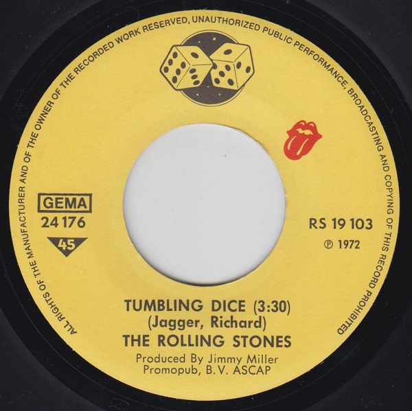 Tumbling Dice / Sweet Black Angel