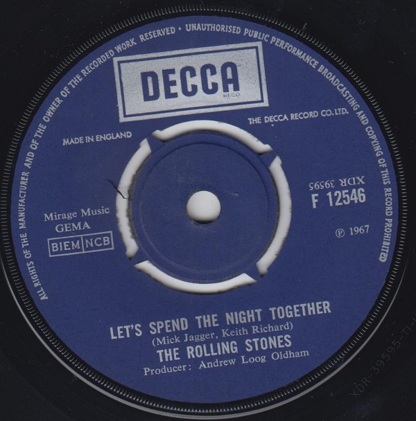 Let's Spend The Night Together / Ruby Tuesday