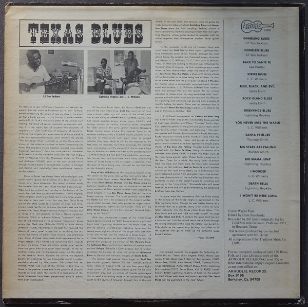 Texas Blues Volume 1 - Image 2