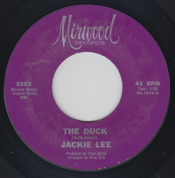 JACKIE LEE - Duck / Don't Let Your Conscience Be Your Guide - Disque 45T (SP 2 titres)