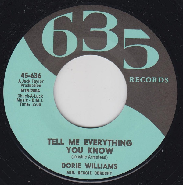 Tell Me Everything You Know / Your Turn To Cry