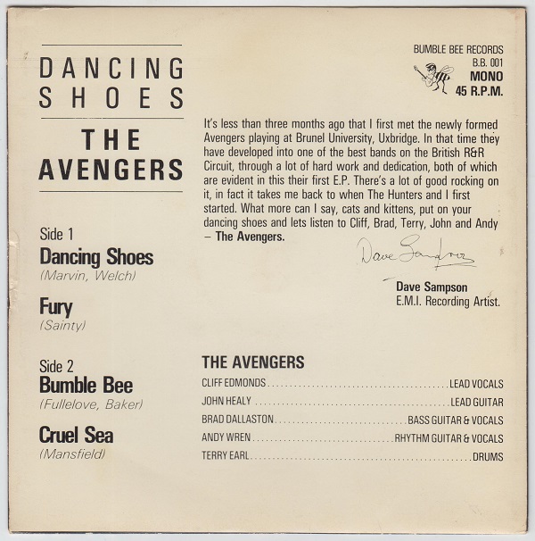 Dancing Shoes / Fury / Bumble Bee / Cruel Sea - Image 2