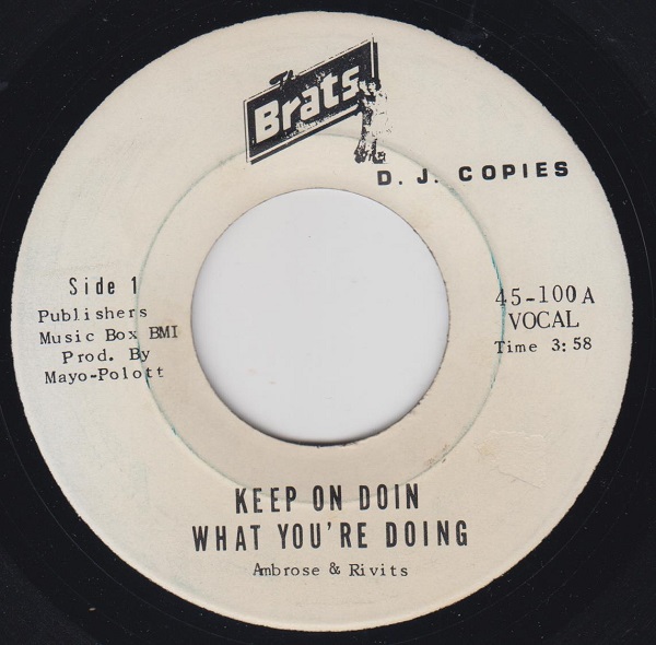 Keep On Doin What You're Doing / If You Can Rock