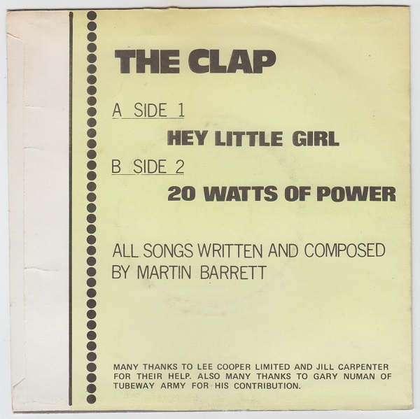 Hey Little Girl / Twenty Watts Of Power - Image 2
